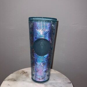 Starbucks Holographic mermaid scale Tumbler 24oz